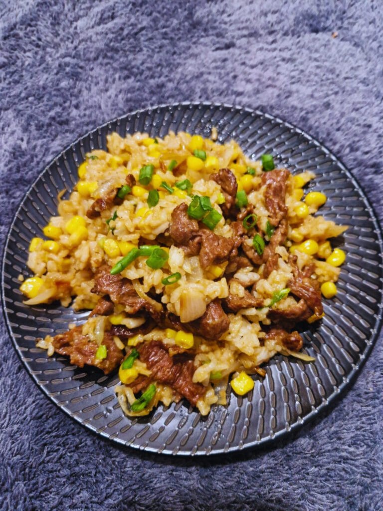 My favorite pepper beef rice