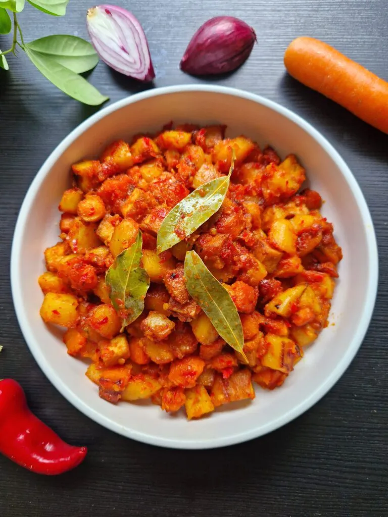 Sambal goreng is ready to serve