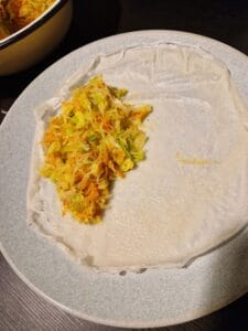 Placing the filling