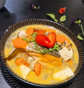 Salmon Head soup