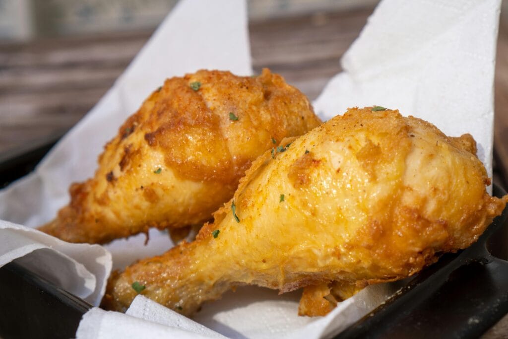 Fried turmeric chicken