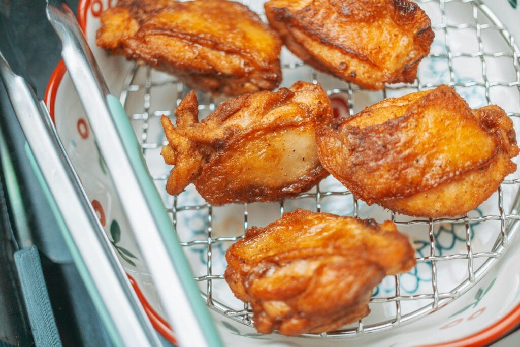 Fried turmeric chicken
