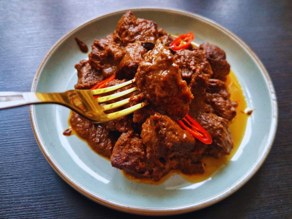 Beef rendang