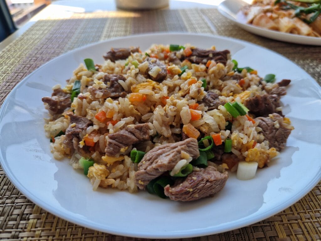 My all-time favorite steak fried rice