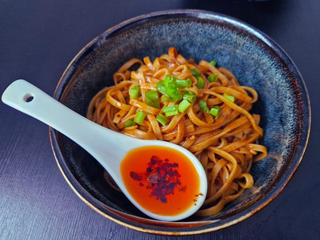 Chili oil noodle