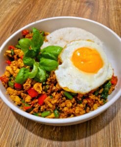 Pad Krapow (Thai Basil Tofu Stir-Fry)