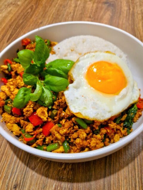 Pad Krapow (Thai Basil Tofu Stir-Fry)