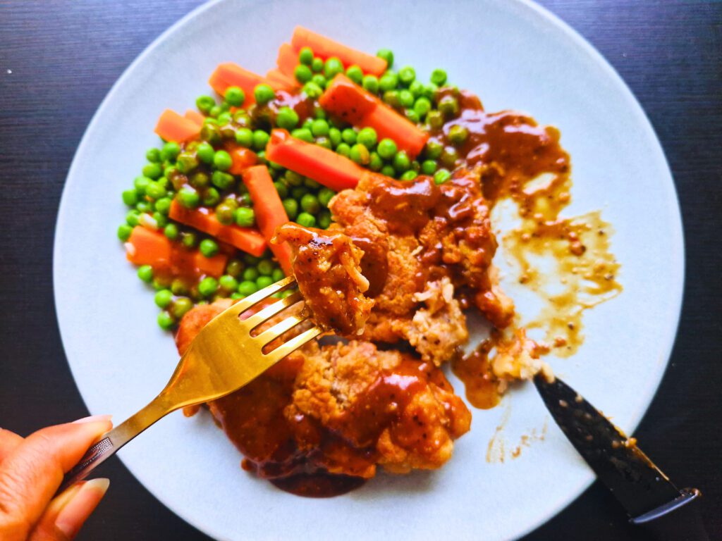 Delicious chicken chop