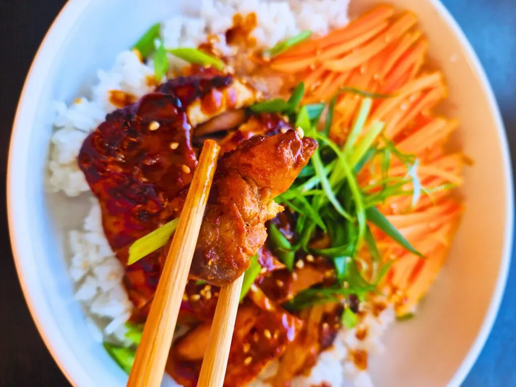 Quick Chicken Bulgogi 3 Sweet, savory chicken bulgogi