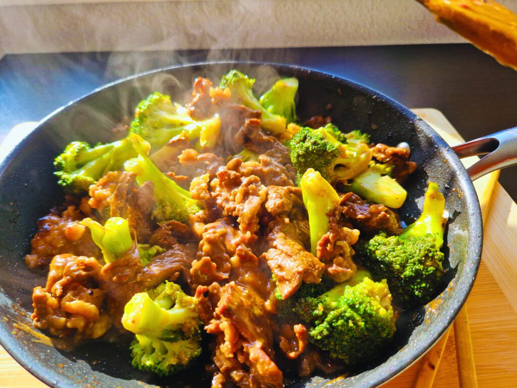 Serve immediately while the dish still hot