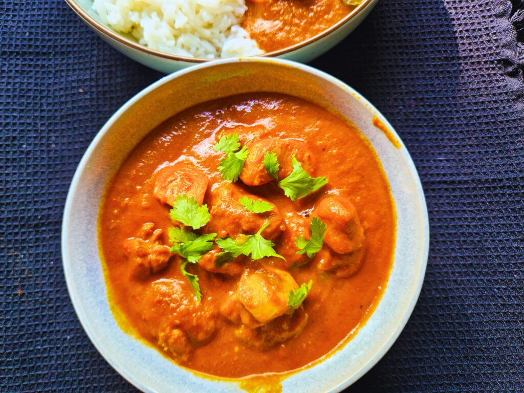 Butter chicken is my happy food