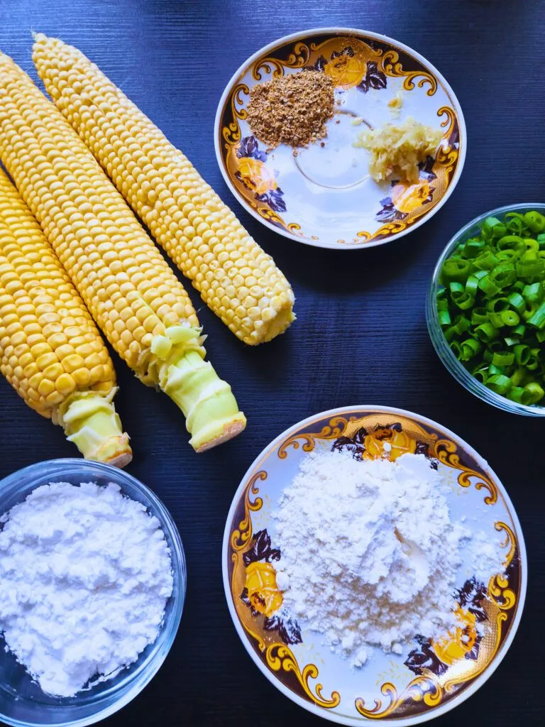 Easy Bakwan Jagung (Crunchy Corn Fritters!) 2 The ingredients that's you need