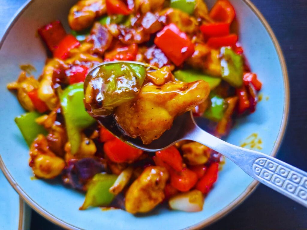 It’s my magic black pepper sauce that takes the flavor to the next level